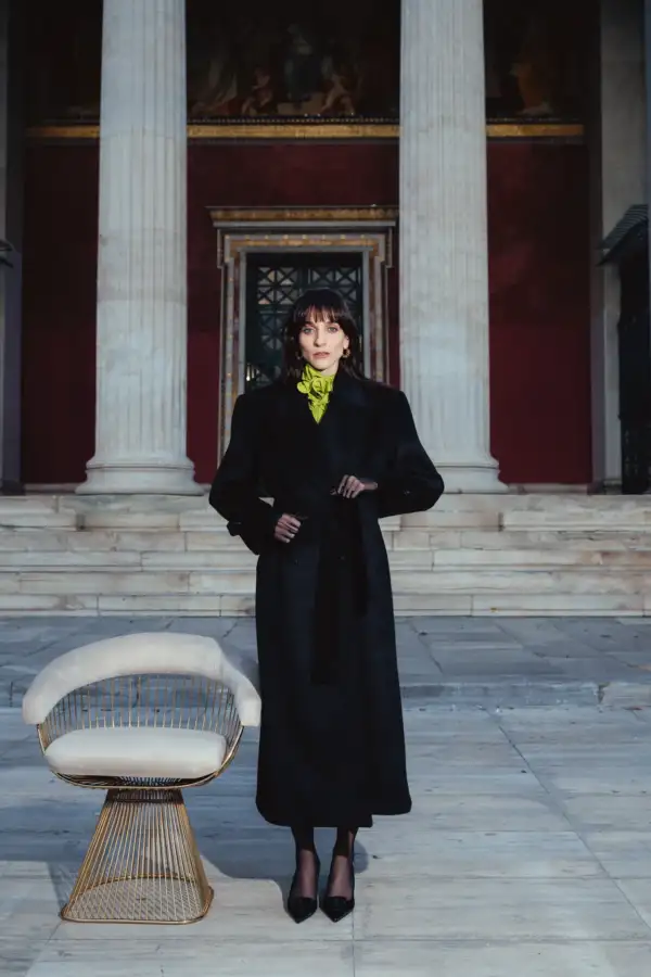 MAXI WOOL COAT IN BLACK